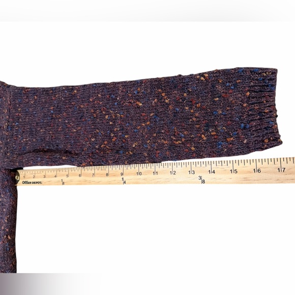 J.Jill Sweater Size M Petite Plum Burgundy Pullover Long Sleeves Relaxed Fit - Picture 12 of 12